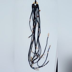 Boho leather necklace